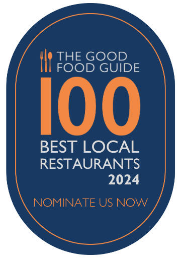 Nominate us for The Good Food Guide 100 Best Local Restaurants 2024